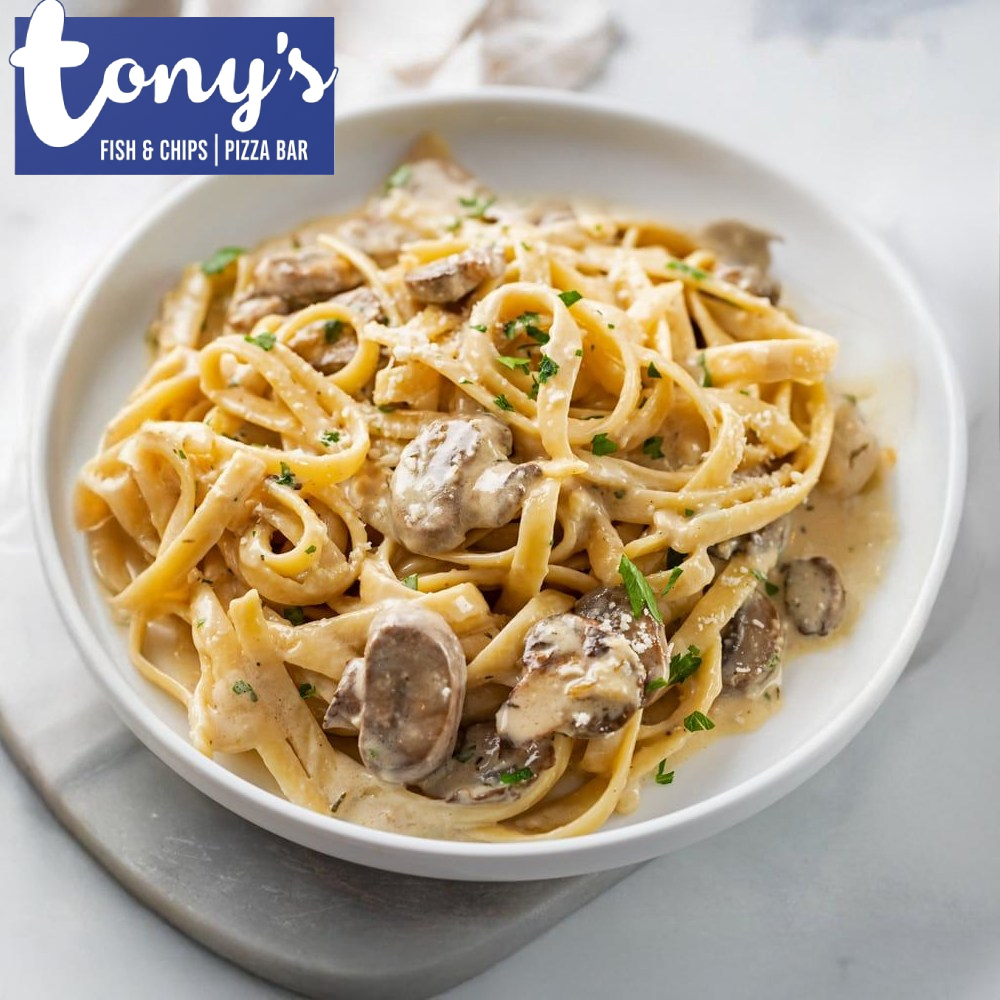 Pastas Served at Tony's Whitburn Takeaway